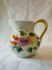 Hancocks Ivory Ware Vintage Hand Painted Floral Jug