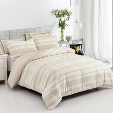 Striped Boho Duvet Cover Set