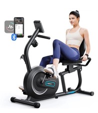 MERACH S08 Recumbent Exercise Bike Workout Machine Full Body Fitness Bluetooth