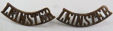 Shoulder Title Pair PoW's Leinster Regiment ( Royal Canadians) Disbanded 1922
