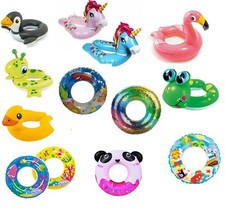 Kids Inflatable Swim Ring Swimming Aid Children Holiday Summer Pool Beach Fun 