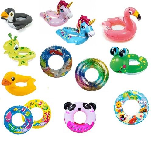 Kids inflatable swim ring - swim,