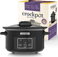 Crock-Pot Lift and Serve Digital Slow Cooker with Hinged Lid and Programmable Co
