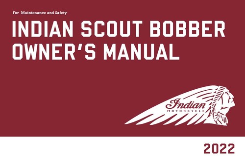 Indian owners manual book - owners,