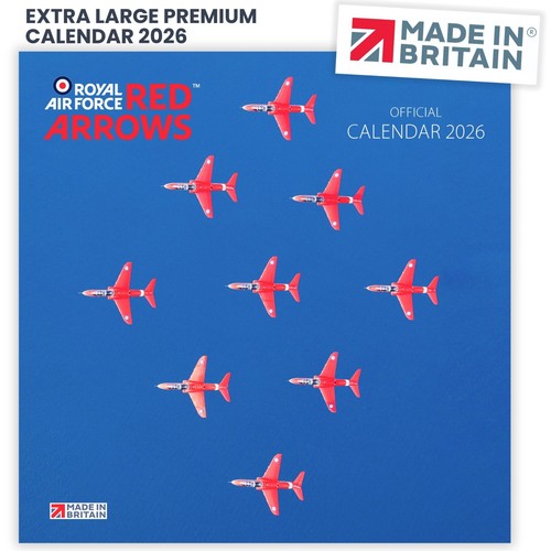 Calendar 2026 red arrows - calendar,