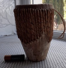Vintage African tribal drum