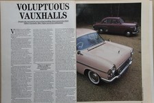 Original CC 1988 extracted mag article: VAUXHALL CRESTA PA & WYVERN E-Series