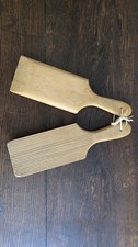 Vintage Wooden Butter Pats Paddles