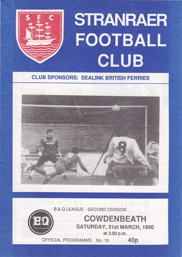 Stranraer cowdenbeath - stranraer,