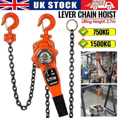 750 1500kg lever block chain - 750/1500kg,