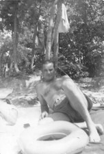 Vintage Snapshot Photo Man on