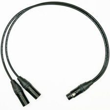 Female to Male XLRs Y Splitter