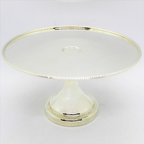 Silver cake stand - silver,