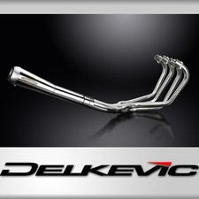 Honda CB750 K7 SOHC 77-78 Polished Stainless Exhaust 4-1 Reverse Cone Silencer