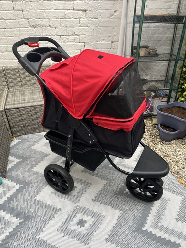 Pawhut wheel pet stroller - pet,