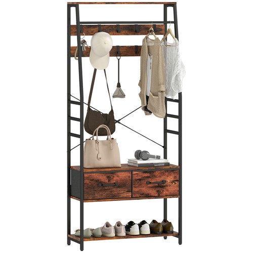 Homcom coat rack with - homcom,