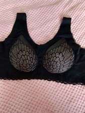 Comfy Black Stretch Bra Padded Cups