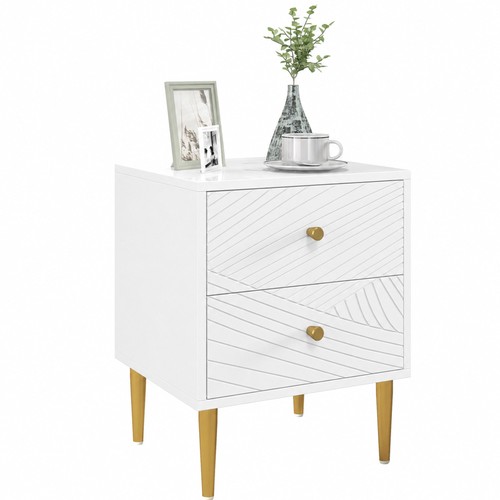 Homcom modern bedside table - homcom,