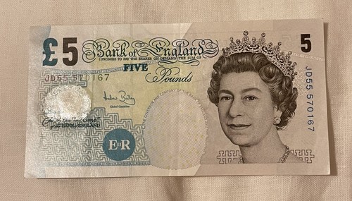 Bank england note - of,