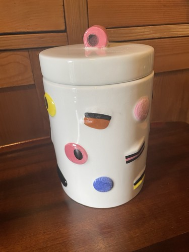 Ceramic liquorice allsorts - liquorice, m&