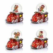 4pcs Set Premier 45mm Mini Snow Globe Waterglobe on Raraion - Christmas Train UK