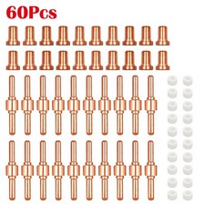 60pcs Plasma Cutter Tips Nozzle Accessories for LG-40 PT-31 Torch CUT40 CUT50
