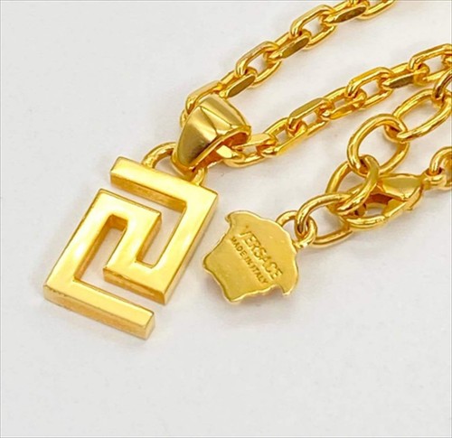 Versace necklace greca motif - necklace,
