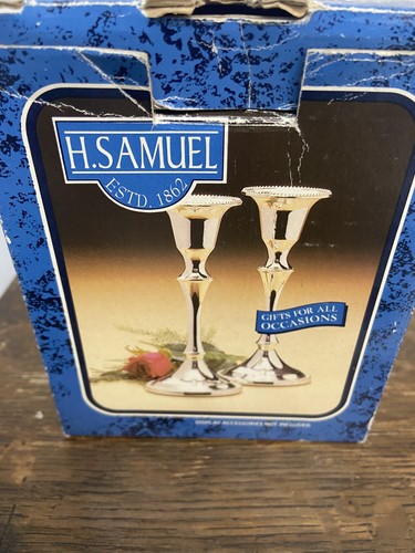 Silver plated candlesticks - silver,