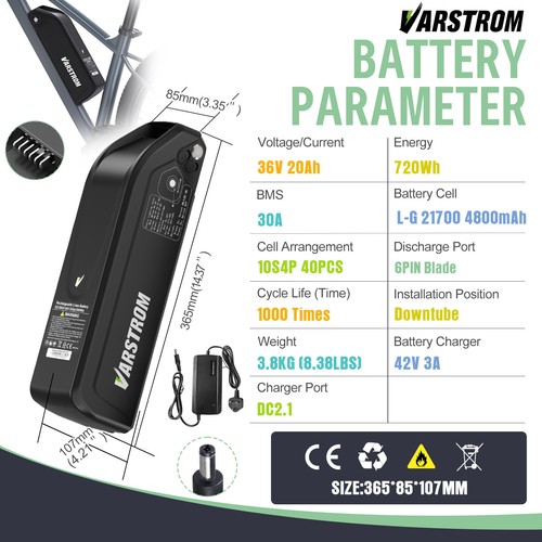 36v20ah ebike lithium ion - 36v20ah,