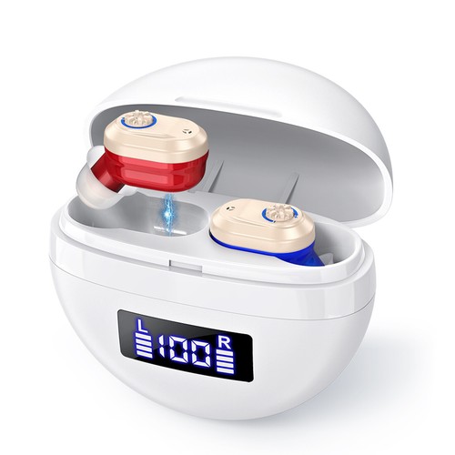 Pair ear hearing aids - in-ear,