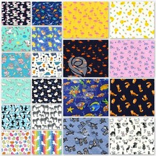Kids Animal Print Fabric - 100% COTTON Children prints Half Metre Increments
