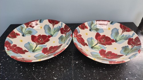 Poole pottery poppy salad - 2, x