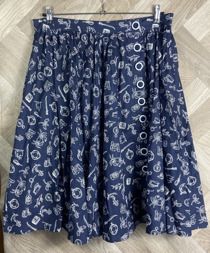 Hell bunny navy white - hell,