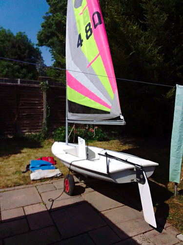 480 sailing dinghy boat - dinghy,