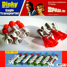 Dinky 359 360 Eagle Transporter Freighter Reproduction Engine Unit Space 1999