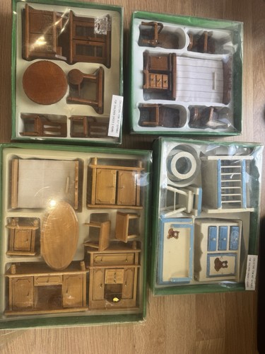 Sets vintage dolls house - 4,