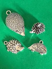 Tibetan Alloy  Hedgehog Charms Antique silver colour Pendants 4 choices