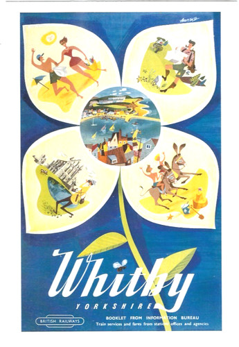 Railway advert poster - advert,
