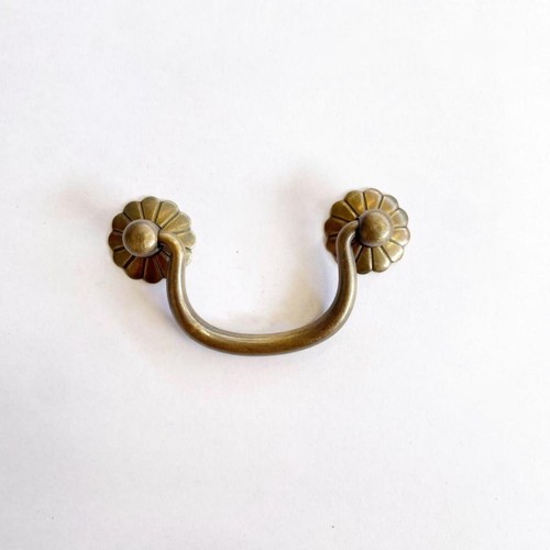 Brass drawer handle vintage - brass,
