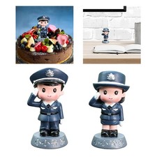 Police Figure Statue Tiny