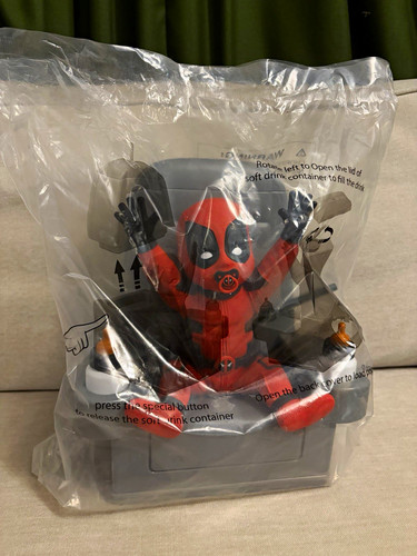 Deadpool boxed plastic figure - plastic,