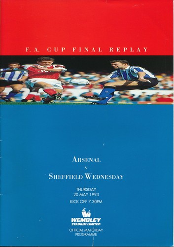 Cup final programme 1993 - fa,