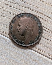 King George V One Penny Coin