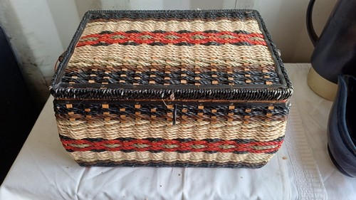 Vintage sewing box with - sewing,