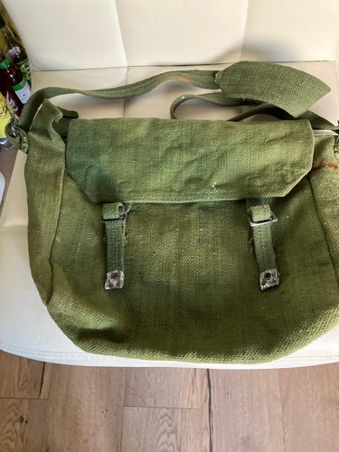 Vintage army green canvas kit - green,