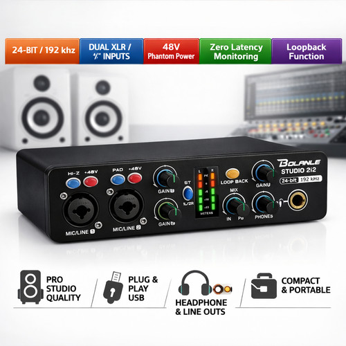 Bolanle studio 2i2 audio - bolanle,