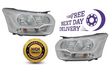 Ford Transit Mk8 2014-2024 Front Headlamp Headlight Chrome Right Left Pair Set🔥