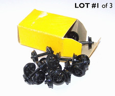 NEW UNUSED BOXED HORNBY DUBLO 1635 12 PAIRS MOULDED WHEELS WITH AXLE SPOKED TYPE