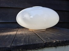 1960s UFO Glass Spaceship Ceiling Pendant Hanging Lamp Shade FREE P&P 