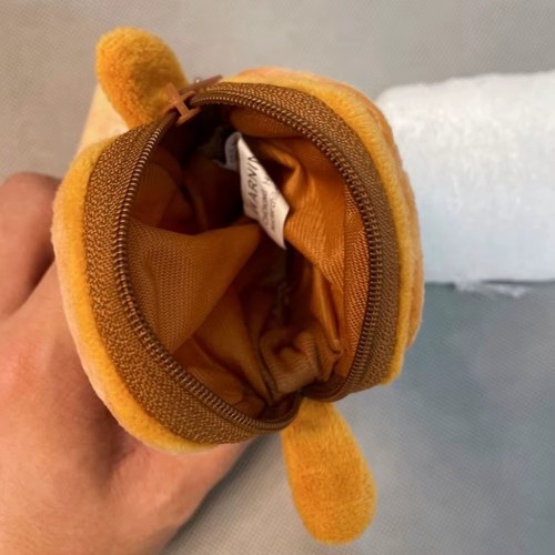 Cartoon toast bread plush coin - cartoon,